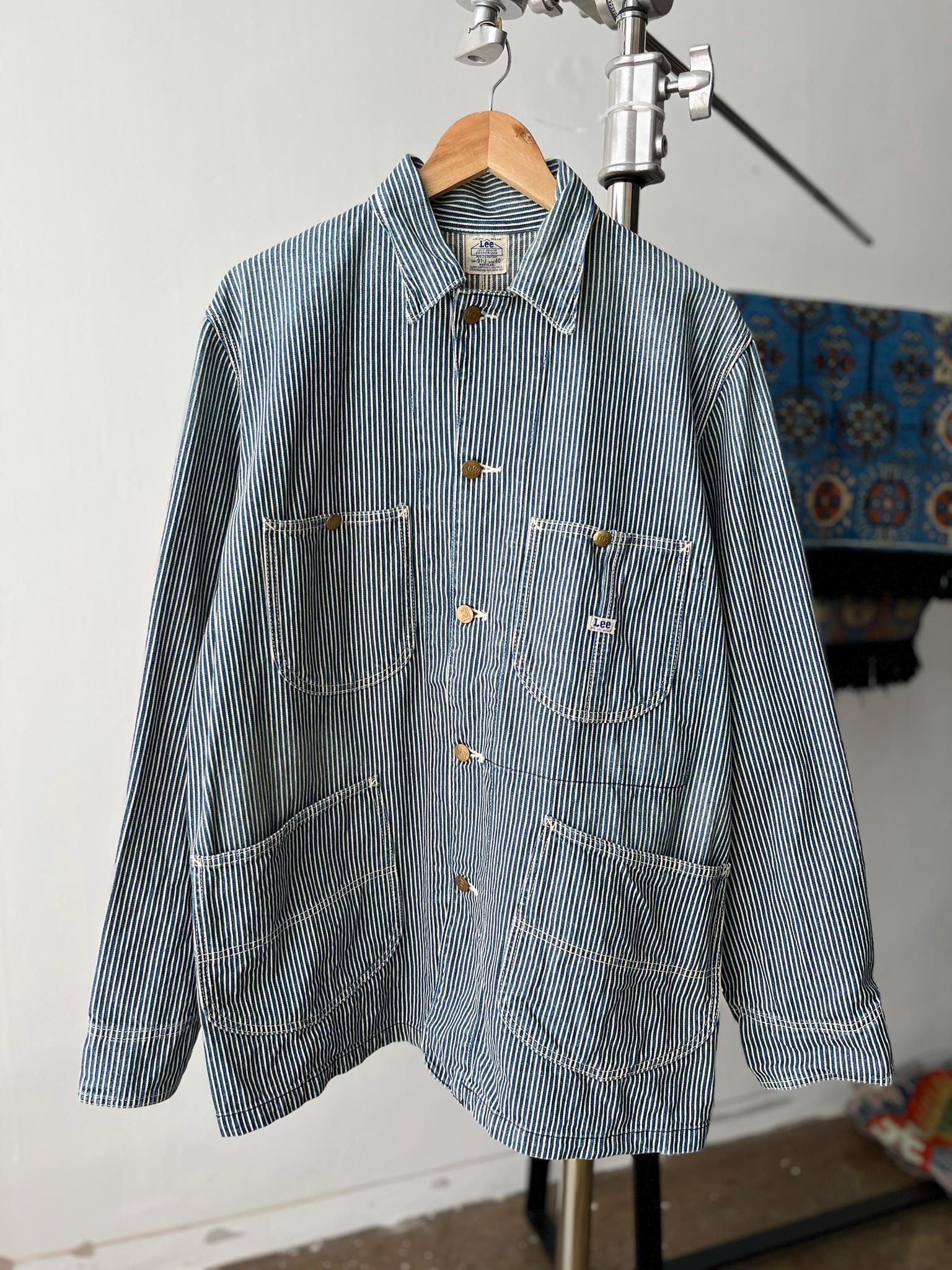 Hickory Stripe Lee Jacket Vintage - Etsy