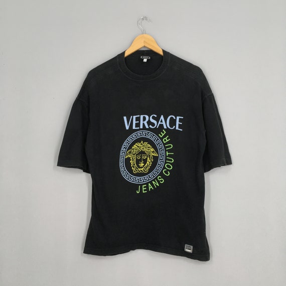 Vintage 90's Gianni Versace Tshirt Small Versace Jeans - Etsy