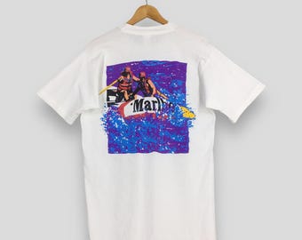 Vintage 90's Marlboro Adventure Team White Pocket T Shirt Medium