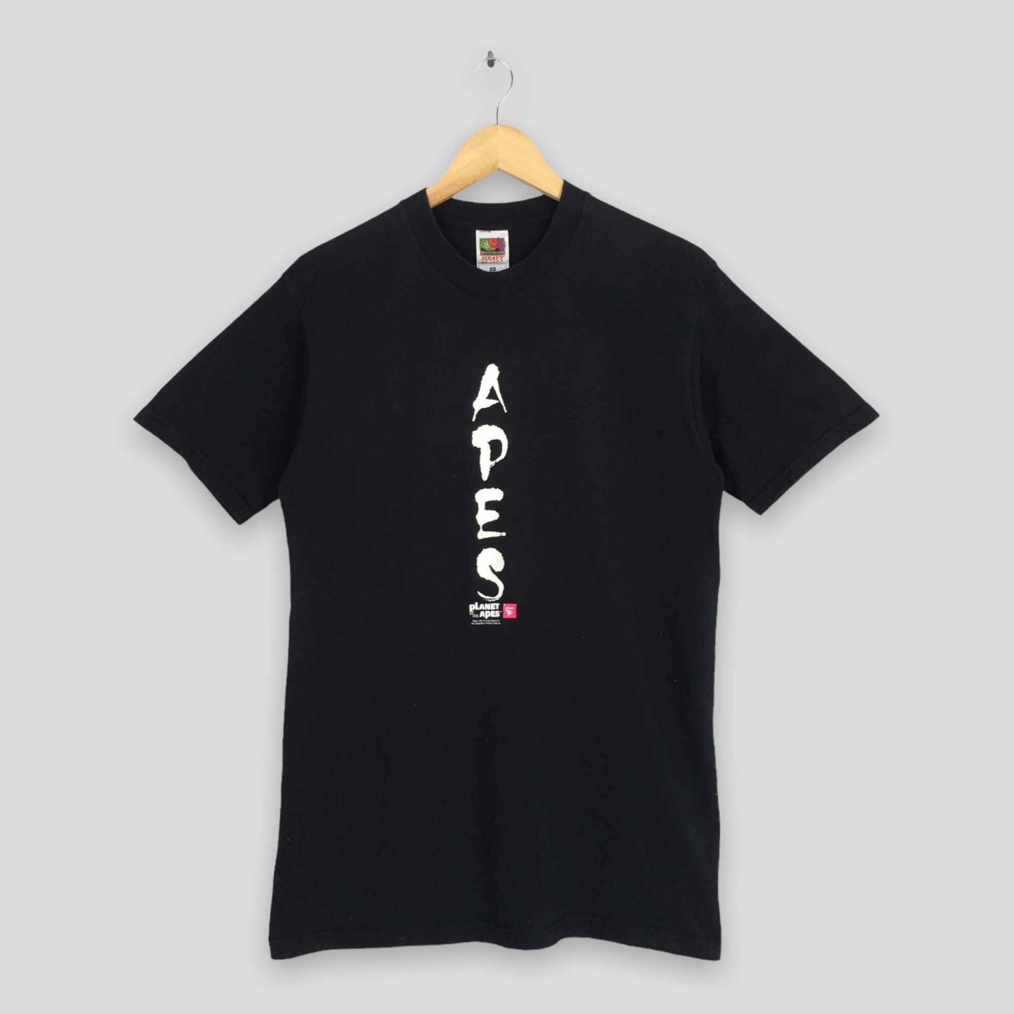 Vintage 90's Planet of the Apes Black T Shirt Medium Planet Vintage 90's Planet of the Apes Black T Shirt Medium Planet
