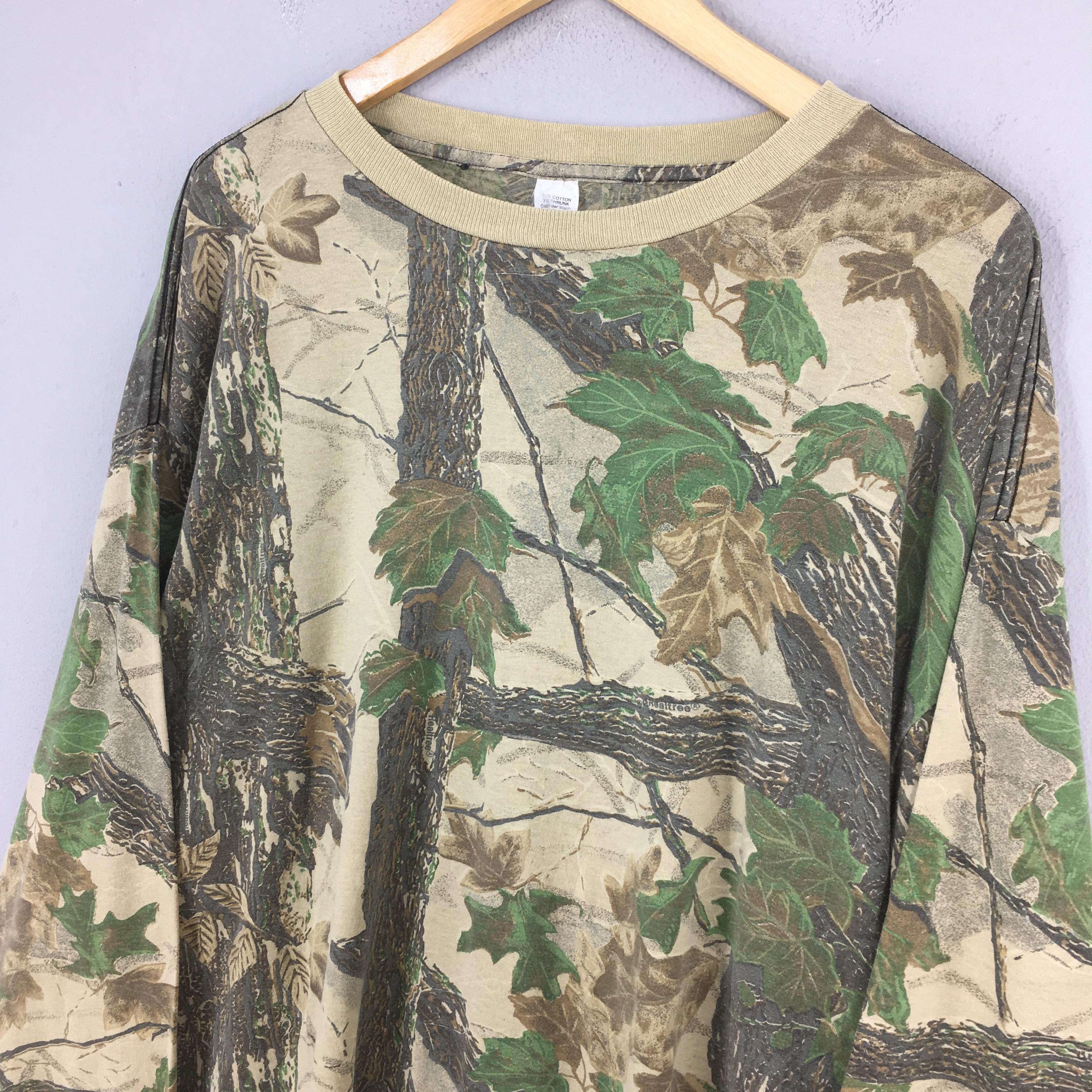 ヴィンテージ 90年代 リアルツリー カモ ロングスリーブ Tシャツ 2XL 