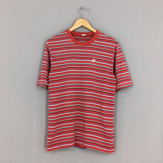 Vintage 80's Hang Ten Red Stripes Tshirt Large Hawaii | Etsy