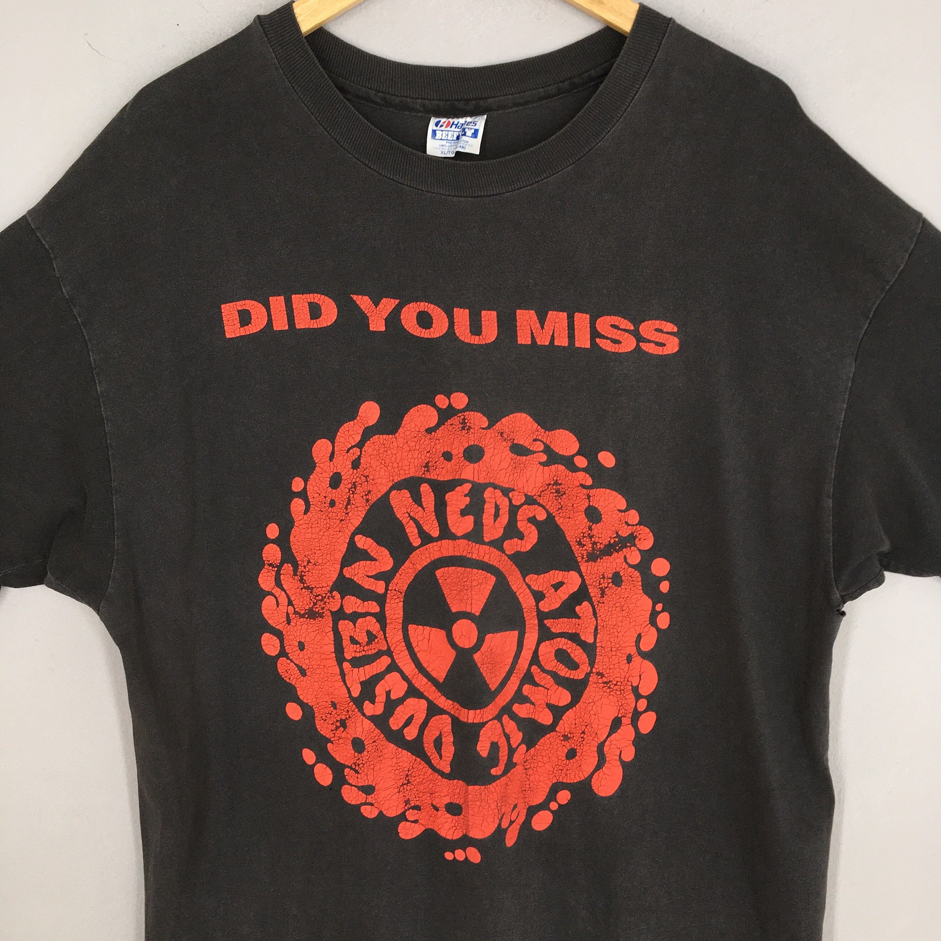 ned's atomic dustbin 90sビンテージTシャツ　未使用品XL Vintage 90's Ned's Atomic Dustbin Lunatic Magnet T-Shirt – Mills