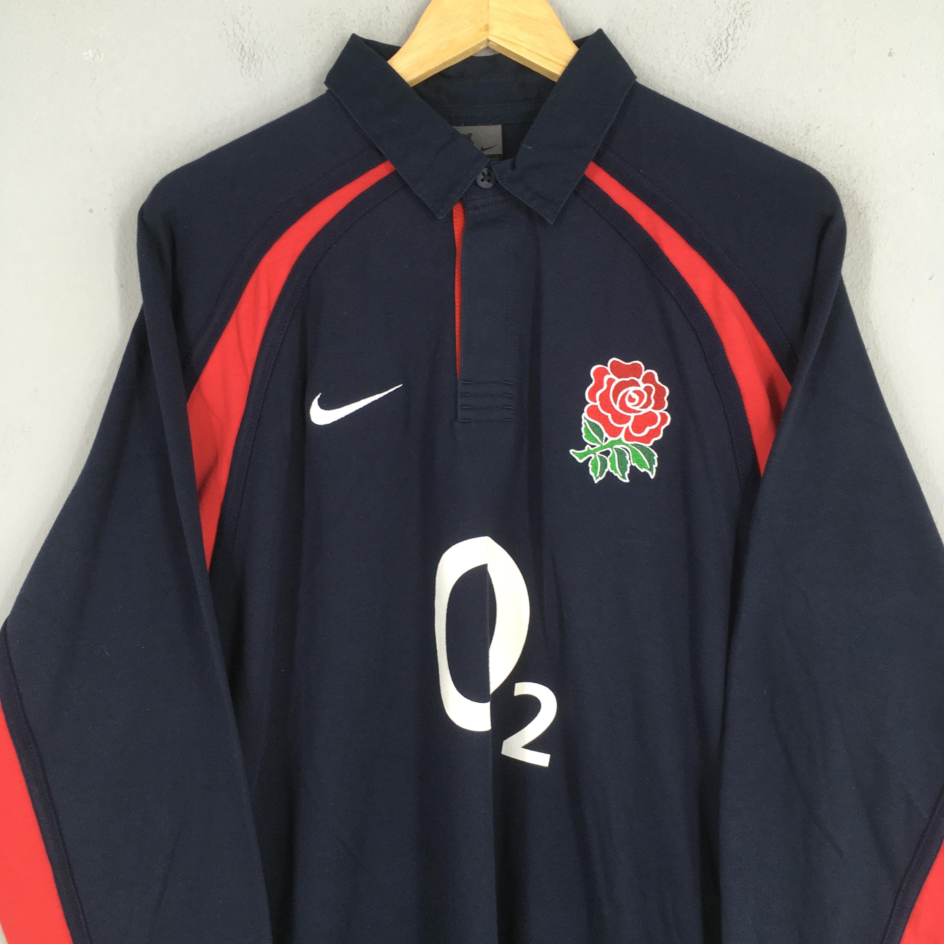 ウェア 90-00s NIKE TEAM England Rugby Jersey XL Vintage Nike England Rugby League O2 Jersey T-Shirt | eBay