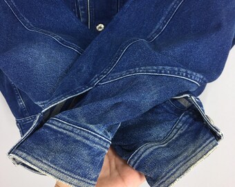 Vintage 80s Jean of Plantation Issey Miyake Denim Jacket Medium