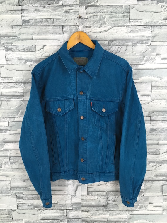 Vintage LevisTrucker Denim Jeans Jacket Medium Lev