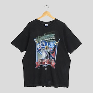 Vintage 90s New York Rangers NHL Black T shirt XLarge NY Rangers Stanley Cup Champion Printed Shirt New York Rangers Ice Hockey Tees Size XL