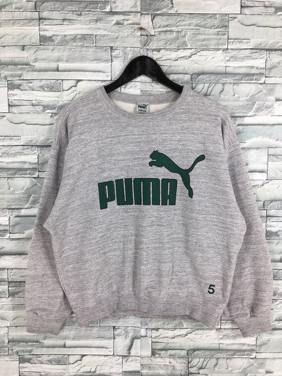grey puma sweatshirt