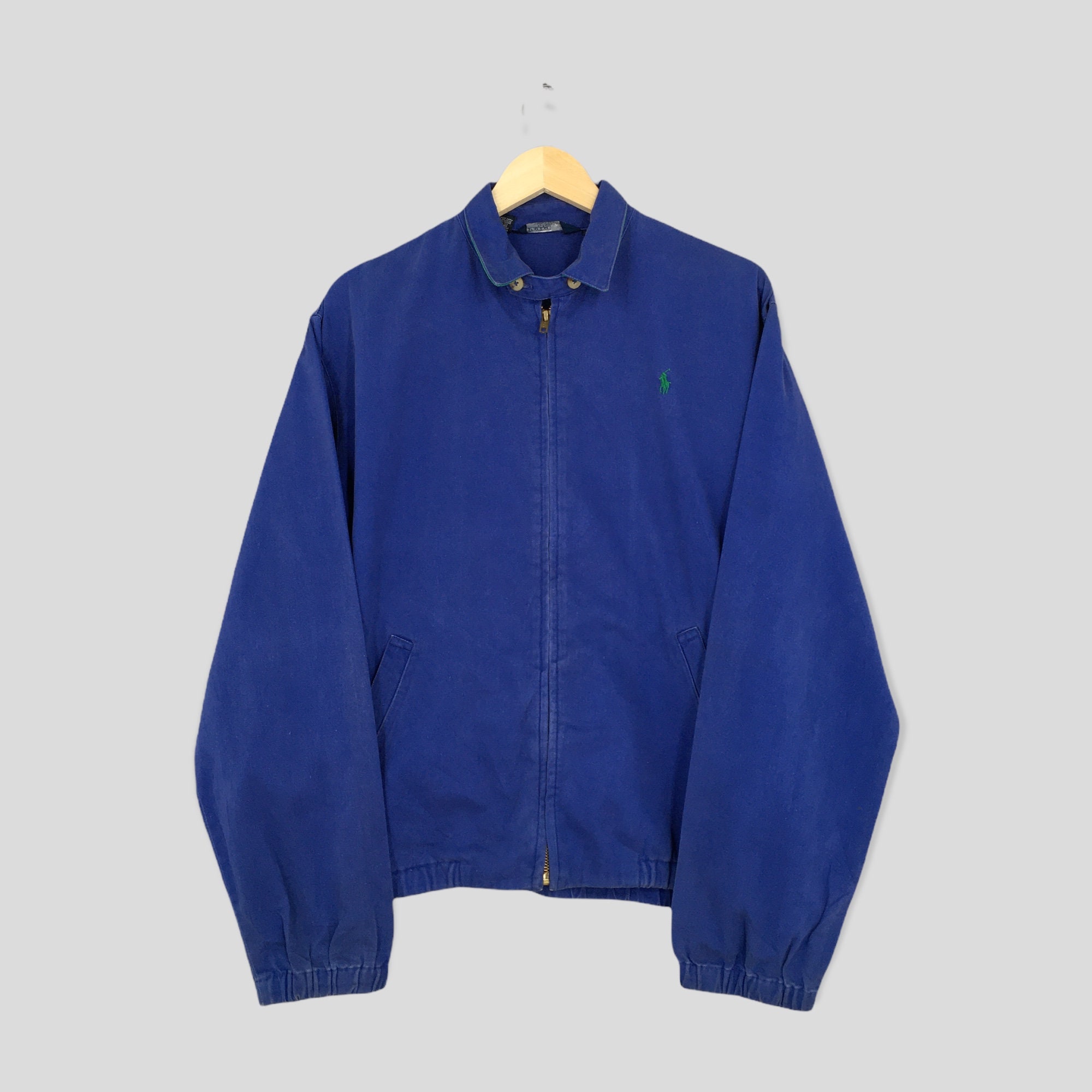 ジャケット・アウター vintage old ralph lauren rrl polo bear Vintage Polo Bear Ralph Lauren Denim Coat Jacket Size Medium
