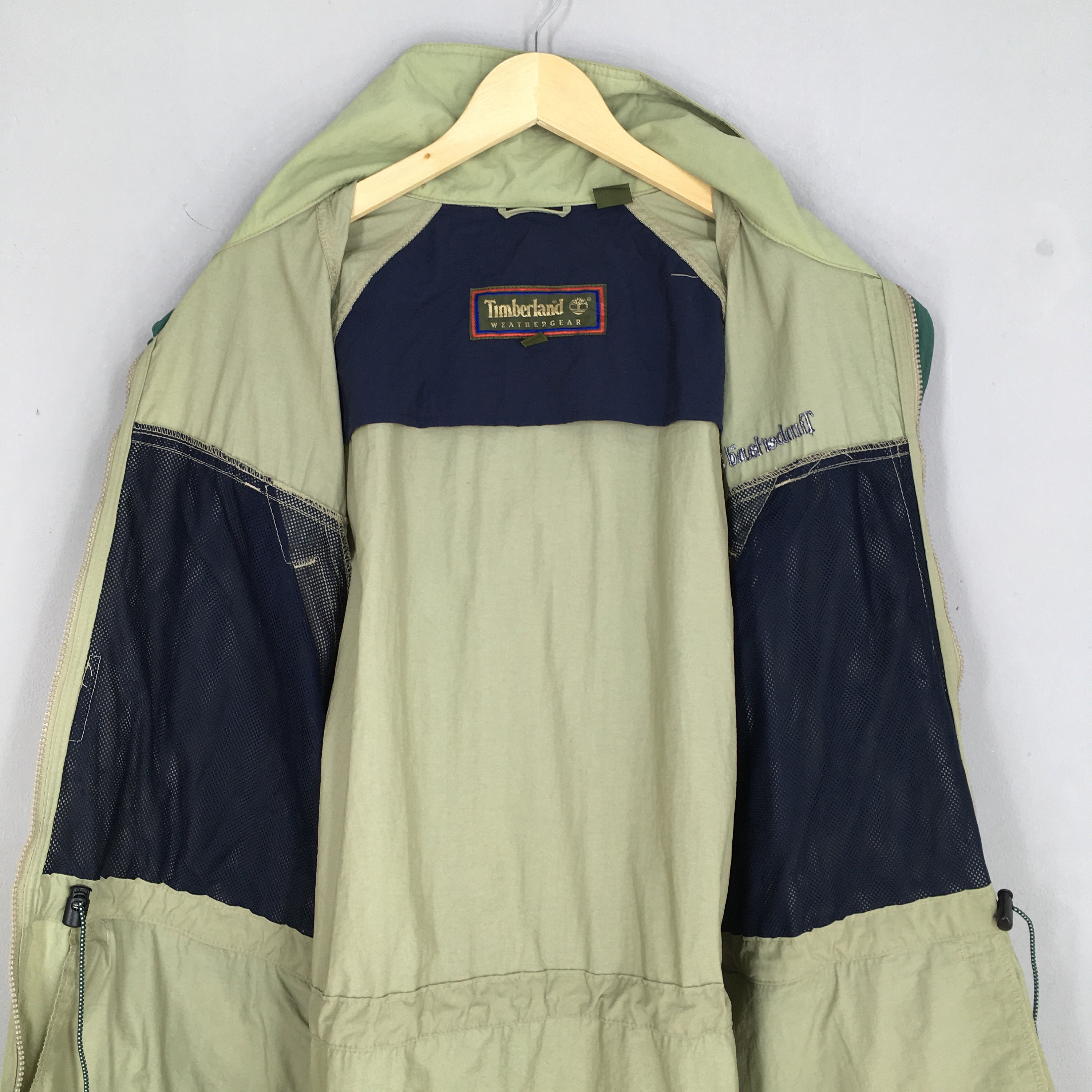 Vintage 90's Timberland Weathergear Hoodie Parka Medium Vintage 90's Timberland Weathergear Hoodie Parka Medium