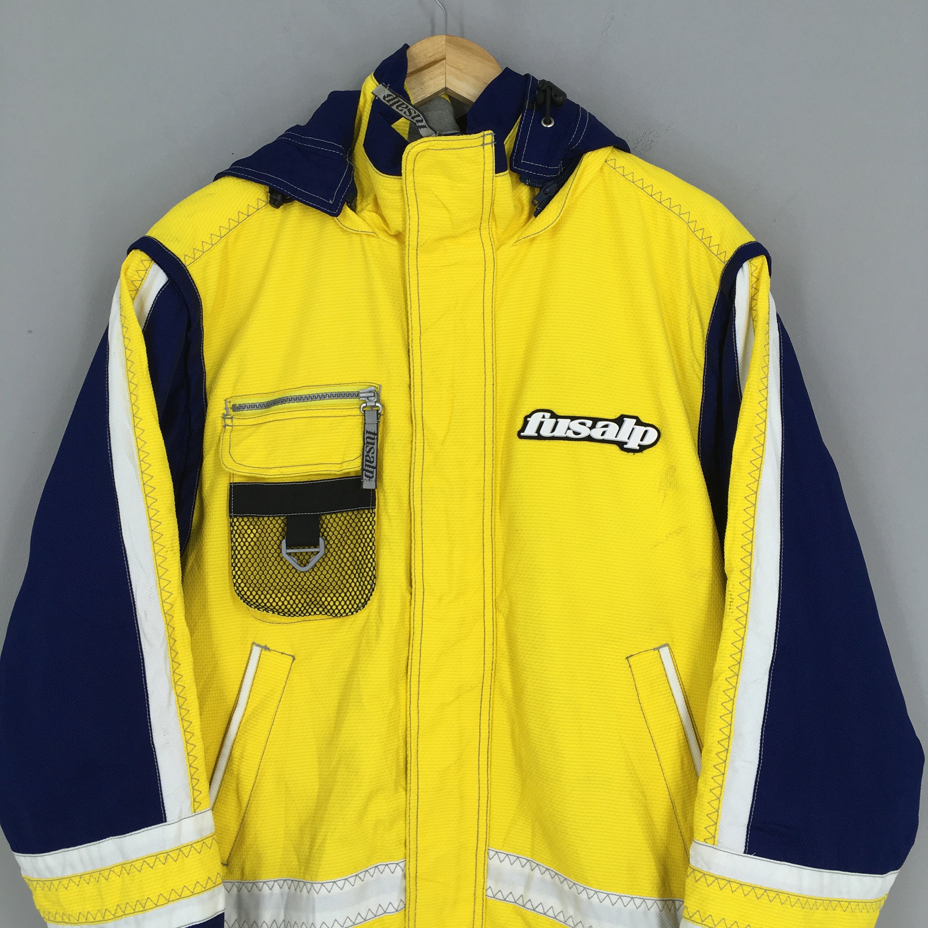 Fusalp Snow Gear Jacket Hoodie Ski Wear Medium Vintage - Etsy