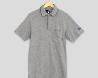 Vintage 90's Hysteric Glamour Japan Polos Shirt Medium Hysteric Glamour Japan Streetwear Kinky Hysterics Glamour Gray Polo Shirt Size M