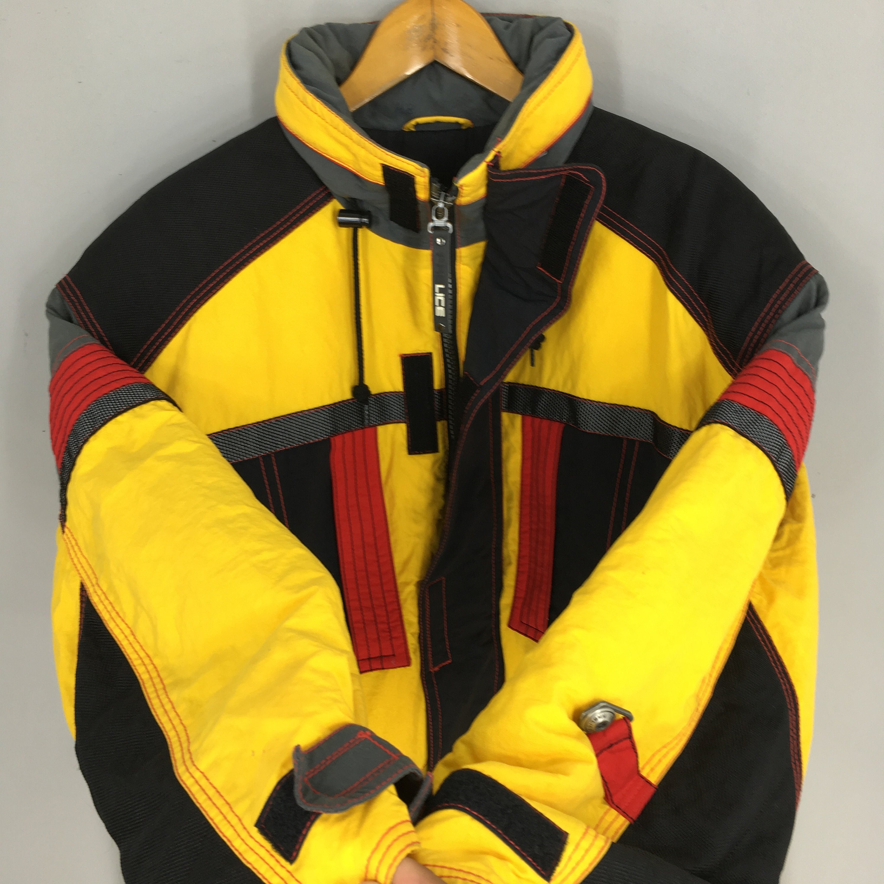 Vintage Fablice Ski Hoodie Jacket Large 1990's Fablice Etsy