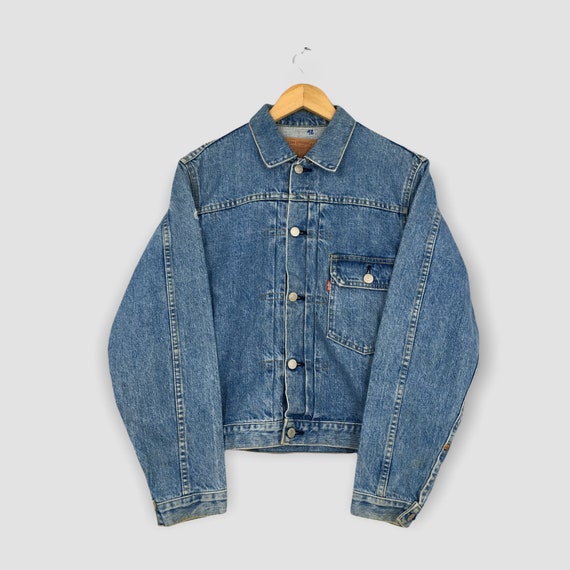 Vintage Levi's Big E Trucker Type 1 Denim Jeans Jacket 