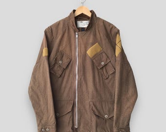 Vintage 70's Swedish C46 Infrantry Military Olive Jacket Medium