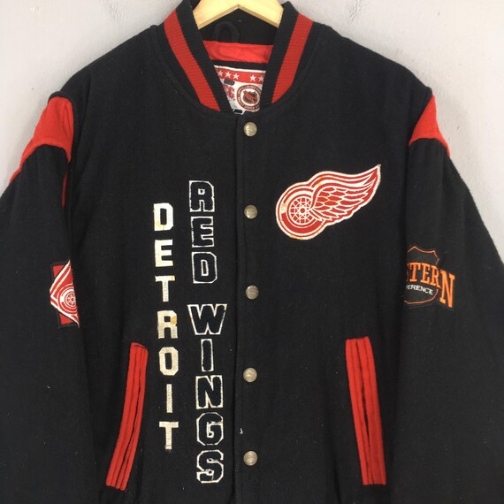 ヴィンテージ 90年代 デトロイト・レッドウィングス NHL バーシティ