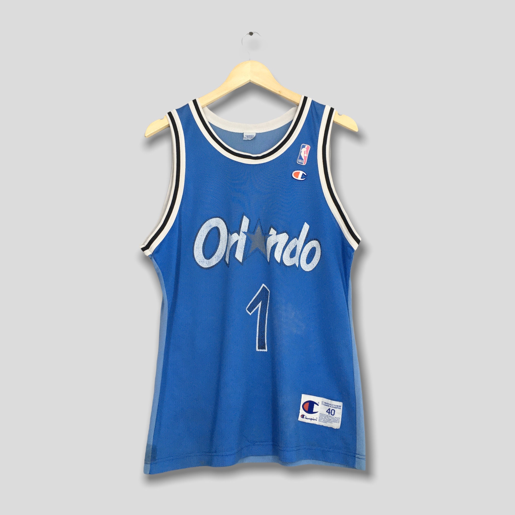 RSA Anfernee Penny Hardaway Signed Orlando White Basketball Jersey (Beckett)