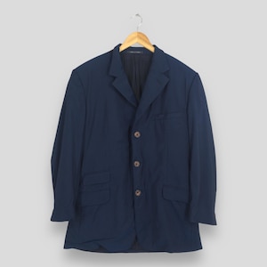 Vintage Gianni Versace Blue Blazer Jacket Large Versace Jeans Couture Casual Buttons Jacket Gianni Versace Italy Blazer Coat Size L