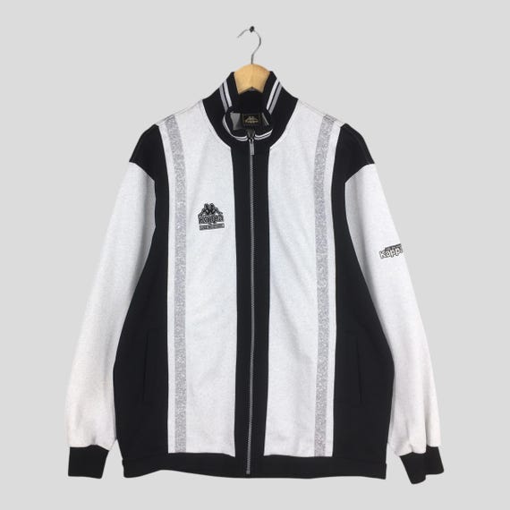 Vintage 90's Kappa Sport White Track Top Jacket Large Kappa Italia