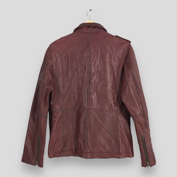 Vintage Edge Rupert Japan Leather Kinky Red Jacket Medium Vintage Edge Rupert Japan Leather Kinky Red Jacket Medium