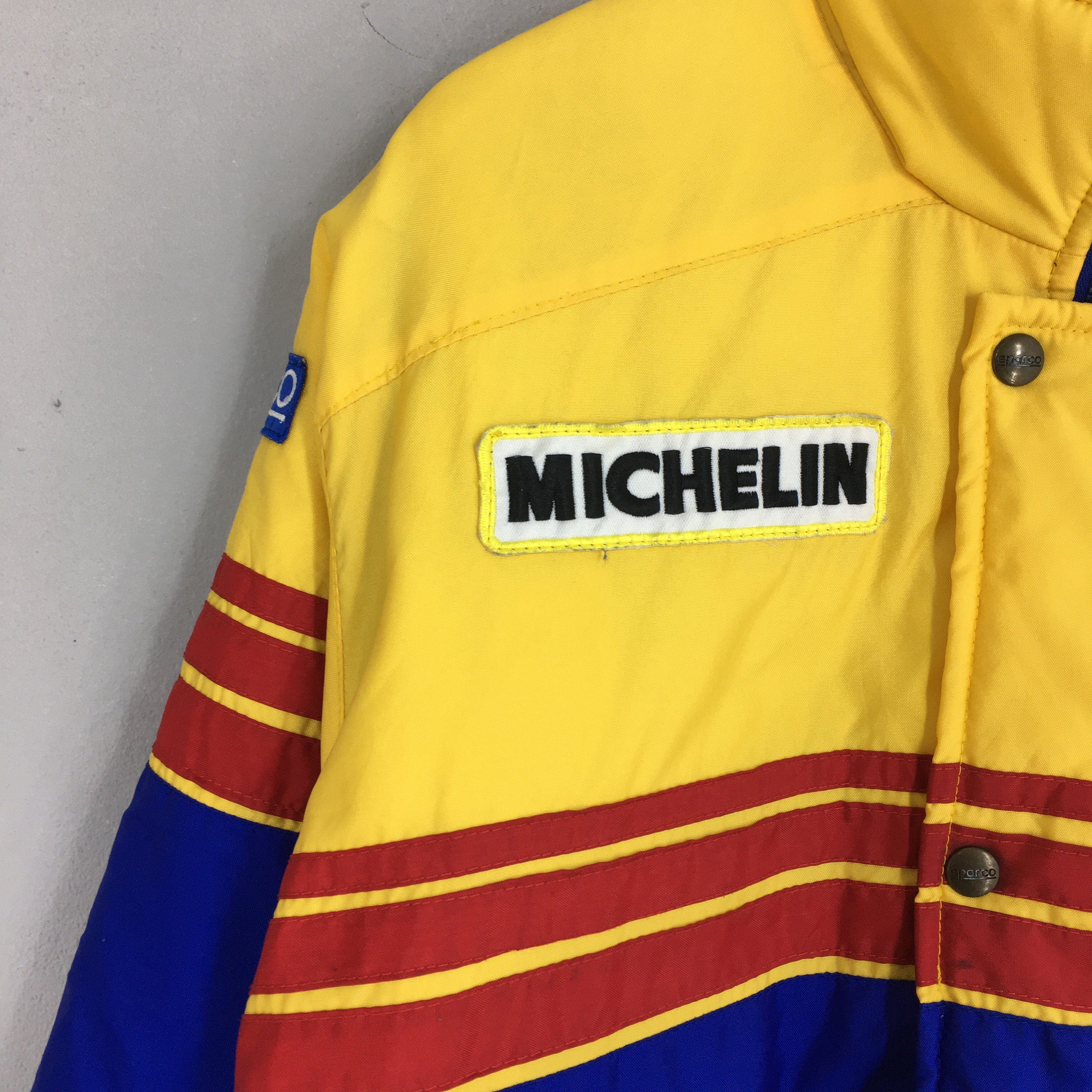 Vintage Michelin Sparco Racing Sport Multicolor Jacket Vintage Michelin Sparco Racing Sport Multicolor Jacket
