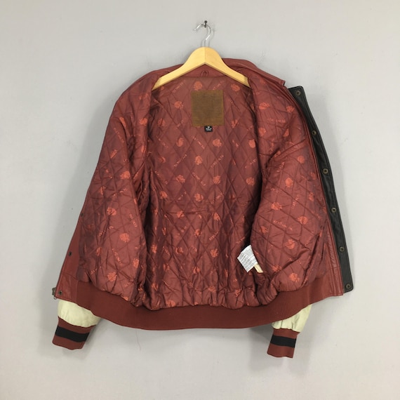 Vintage Y2K Ecko Function Leather Jacket Medium E… - image 6