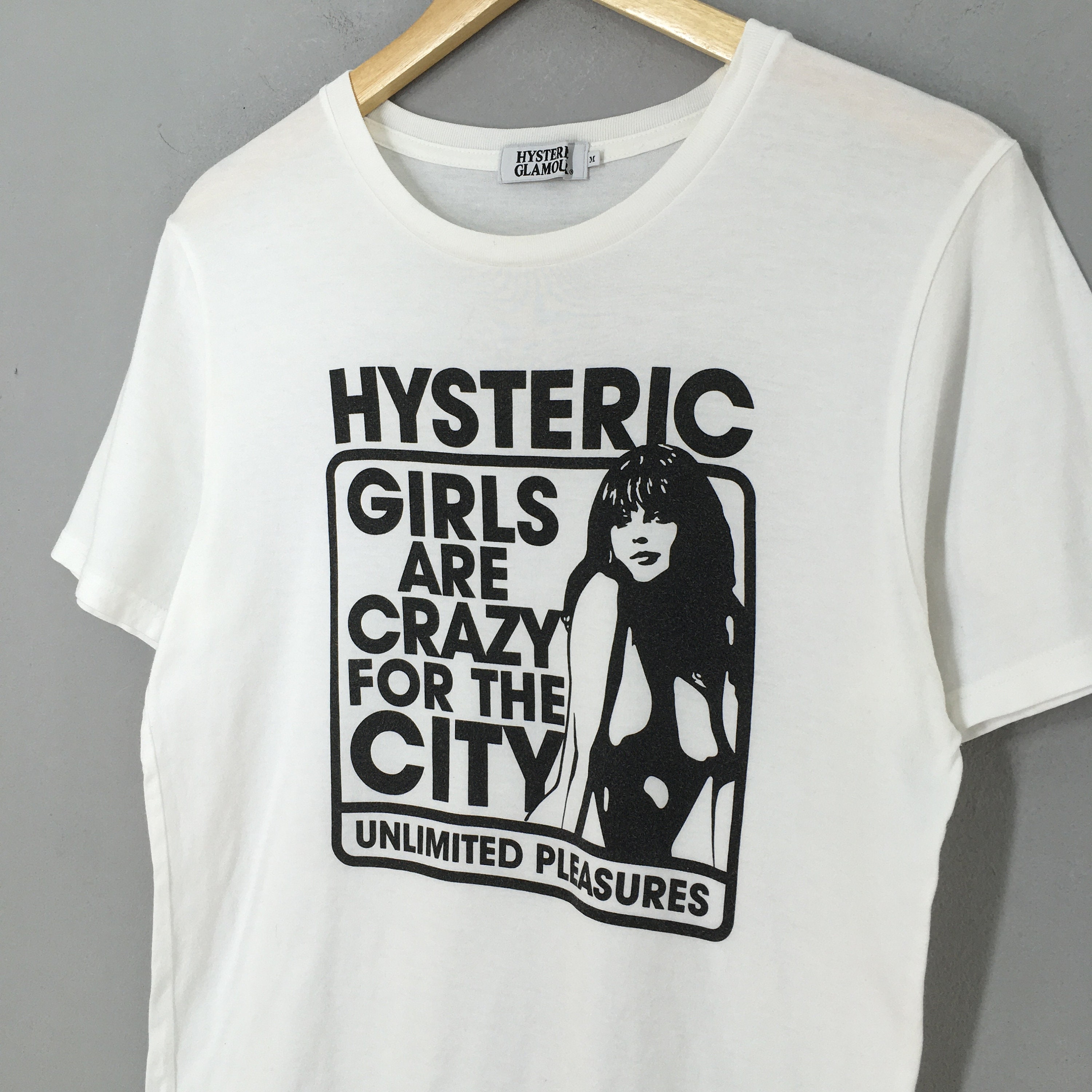 Vintage Hysteric Glamour Japan Girl Are Crazy for the City Tshirt 