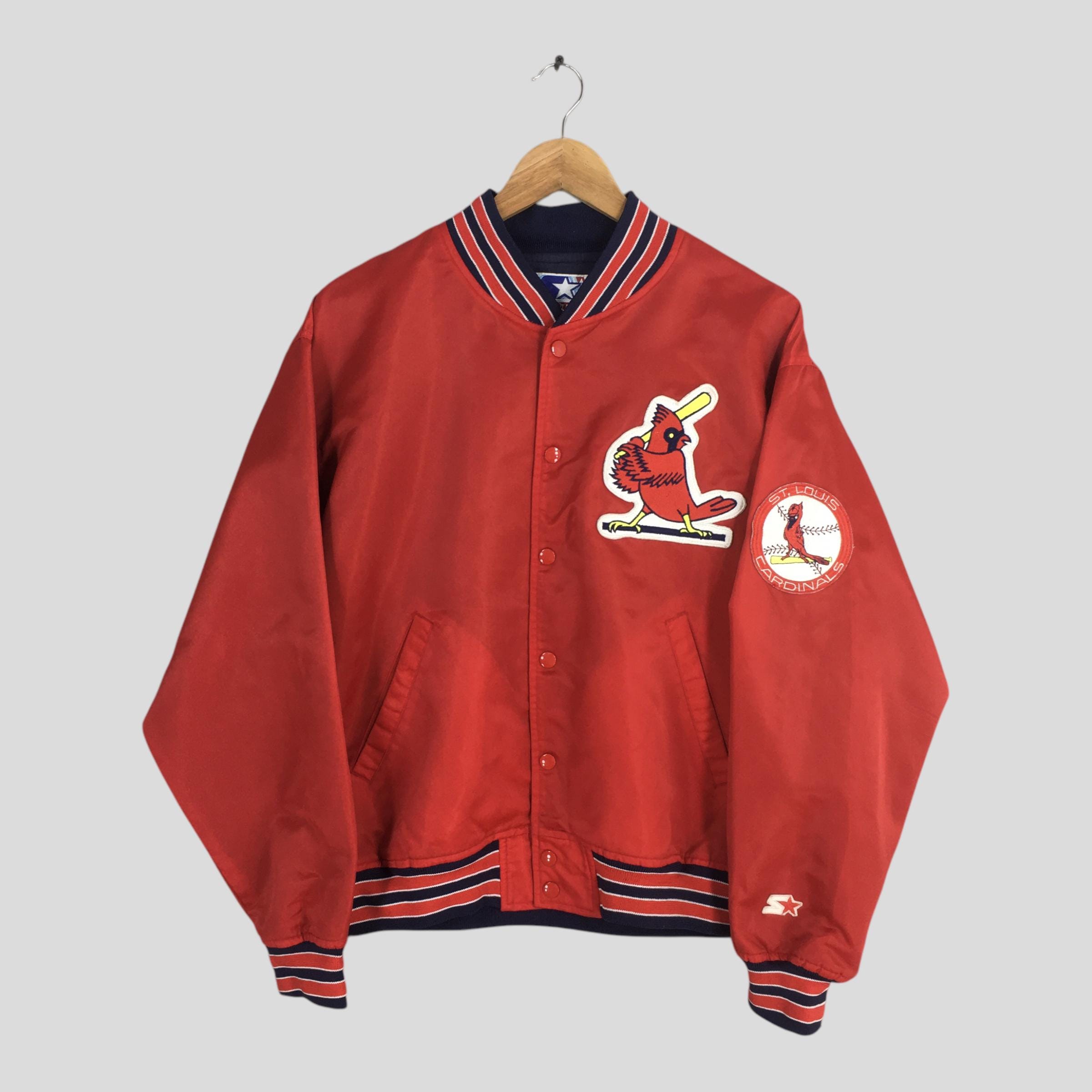 Vintage St Louis Cardinals MLB Stadium Jacket Medium Cardinals
