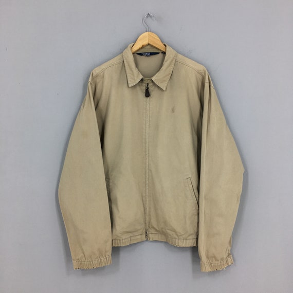 Vintage 90s Polo Ralph Lauren Casual Jacket Zippe… - image 1