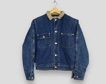 Vintage 90s Polo Ralph Lauren Denim Trucker Type 2 Jacket Large