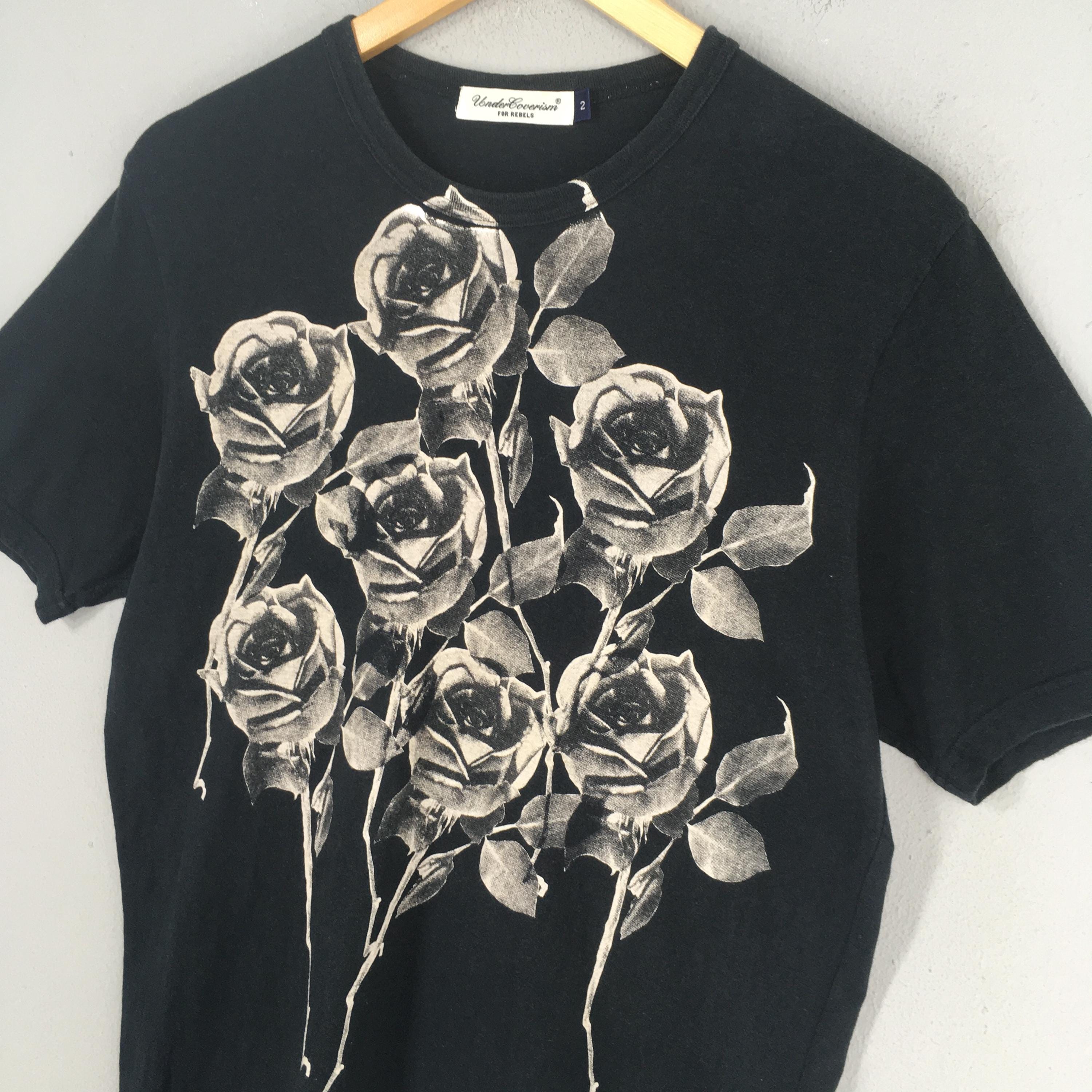 Vintage Undercover Japan Tshirt Small Undercover Roses Printed