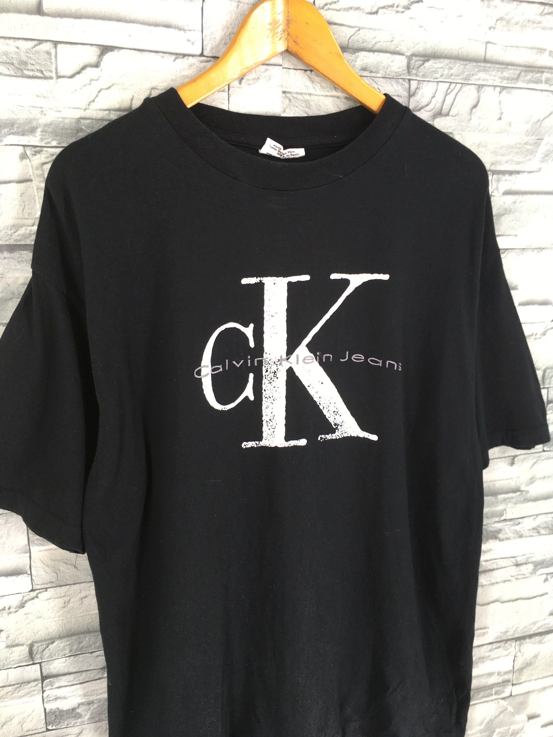 Vintage Calvin Klein Black Tshirt Large 1990's Calvin - Etsy Australia
