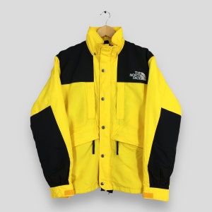 Vintage The North Face Gore Tex Windbreaker Hoodie Jacket Medium North Face Summit Series Sweater North Face Outerwear Yellow Coat Size M