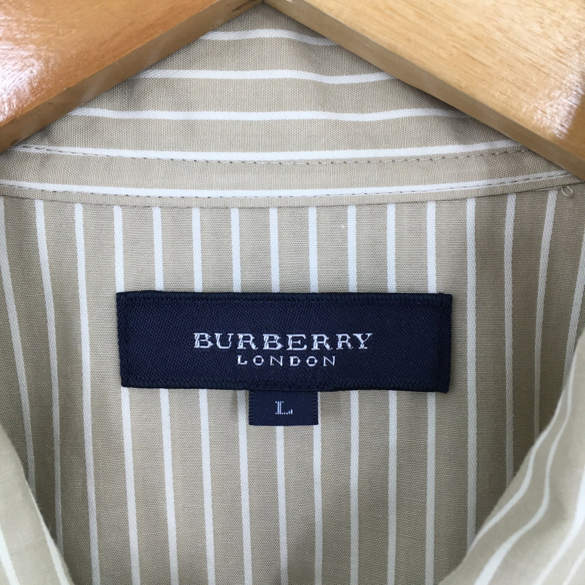Burberrys Stripes Shirt Large Burberrys London Vintage - Etsy UK