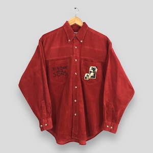 Vintage des années 1990 JC Castelbajac Sport richelieus XL Jean Charles Castelbajac Pop Art Bi Ly Bears and Sons Cartoons chemise boutonnée taille XL