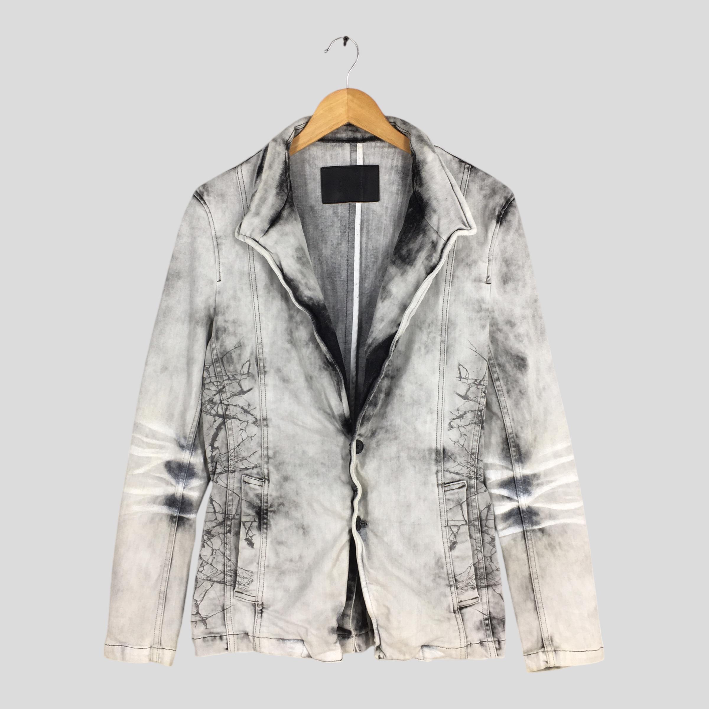 ジャケット・アウター TORNADO MART tie dye design linen jacket Tornado Mart Jacket - Etsy