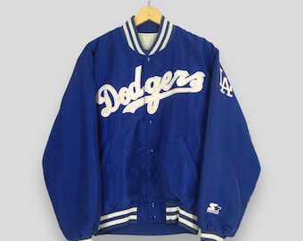 Vintage 90s: Starter Zipped Baseball Jacket - LA Dodgers - MLB