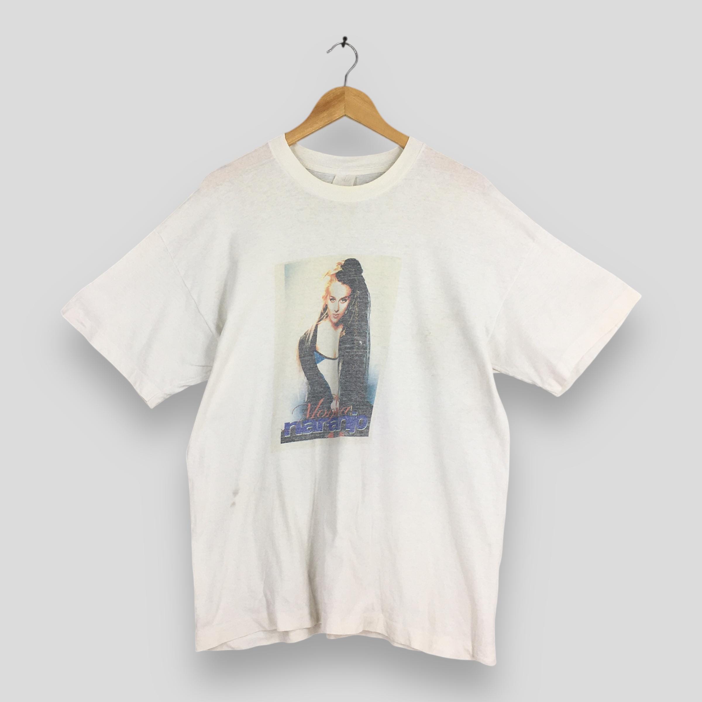 Vintage 90s Monica Naranjo Spanish Pop Rock Singer Tshirt Xlarge