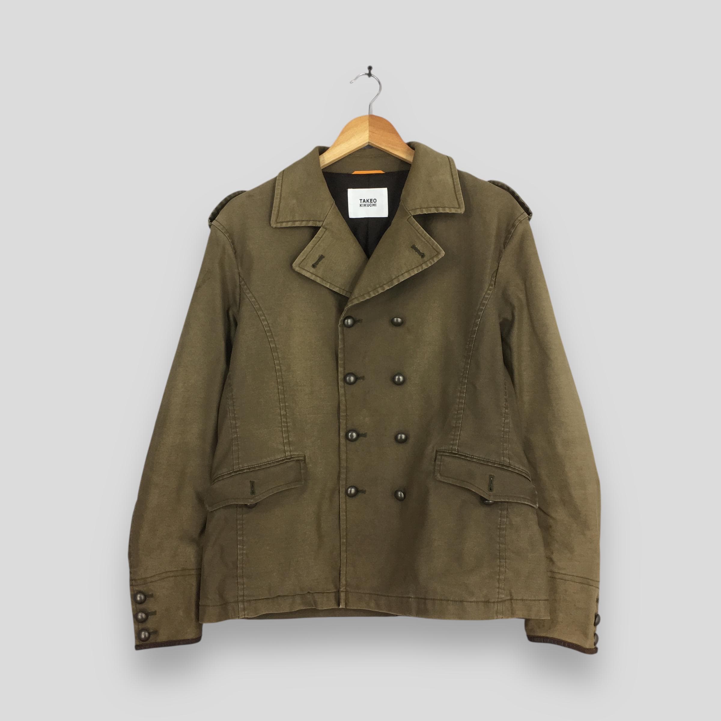 Vintage Double Breasted Moleskin Jacket - Etsy