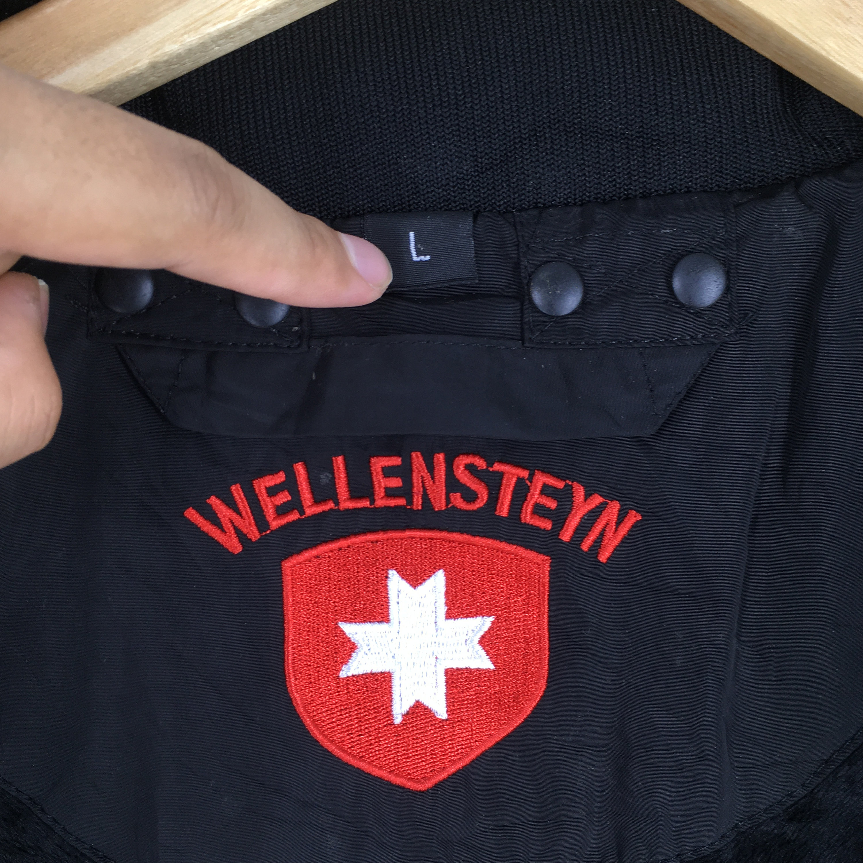 Vintage Wellensteyn Ski Wear Winter Bomber Hoodie Jacket Large 
