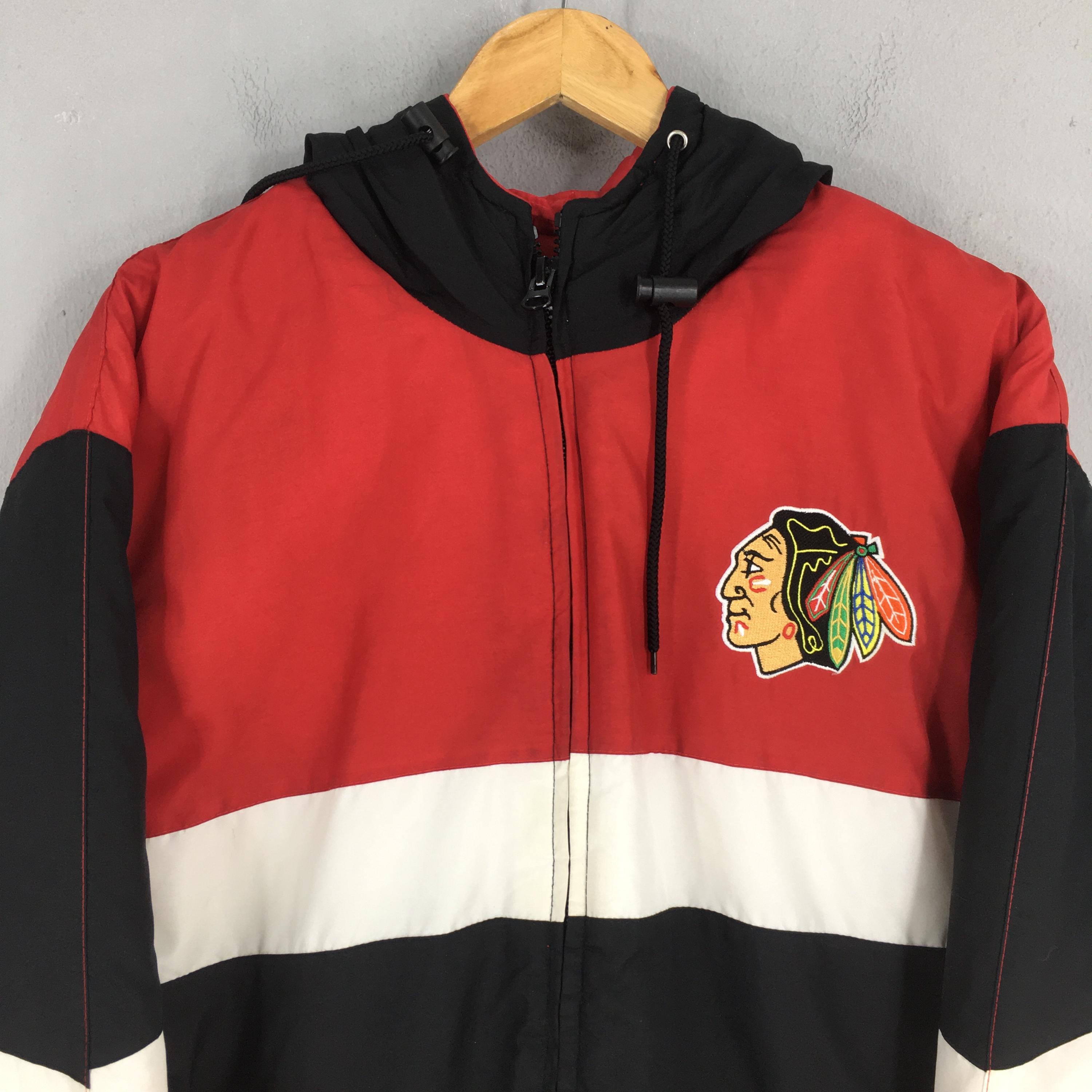 ヴィンテージ 90年代 シカゴ・ブラックホークス NHL フーディー 
