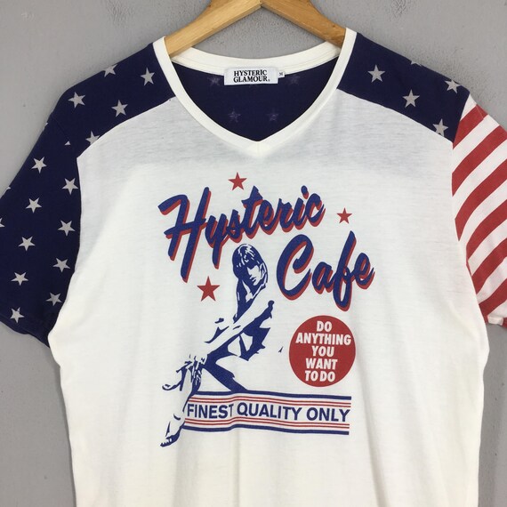 Vintage Y2K Hysterics Glamour Japan Graphics Woman Tshirt Small