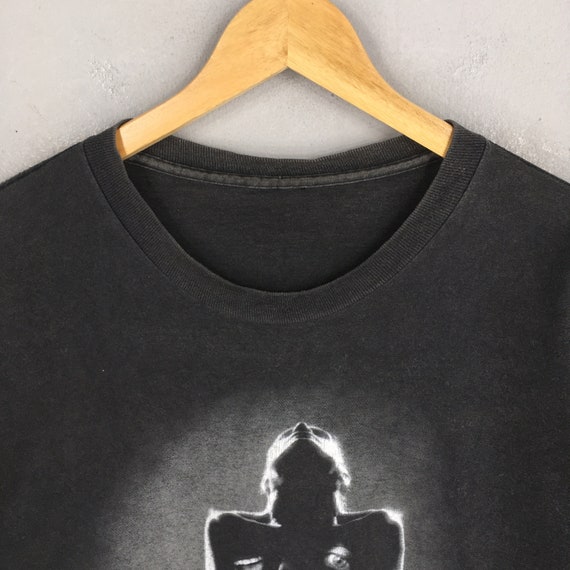 ミュージシャン 90s Ozzy Osbourne vintage black sabbath Vintage 90s Ozzy Osbourne Bloody Black Sabbath 3/4 Sleeve