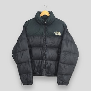 Vintage The North Face Black 700 Puffer Jacket Large North Face Ski Wear Goose Down Coat North Face Warmer Cold Weather Nuptse Jacket Size L