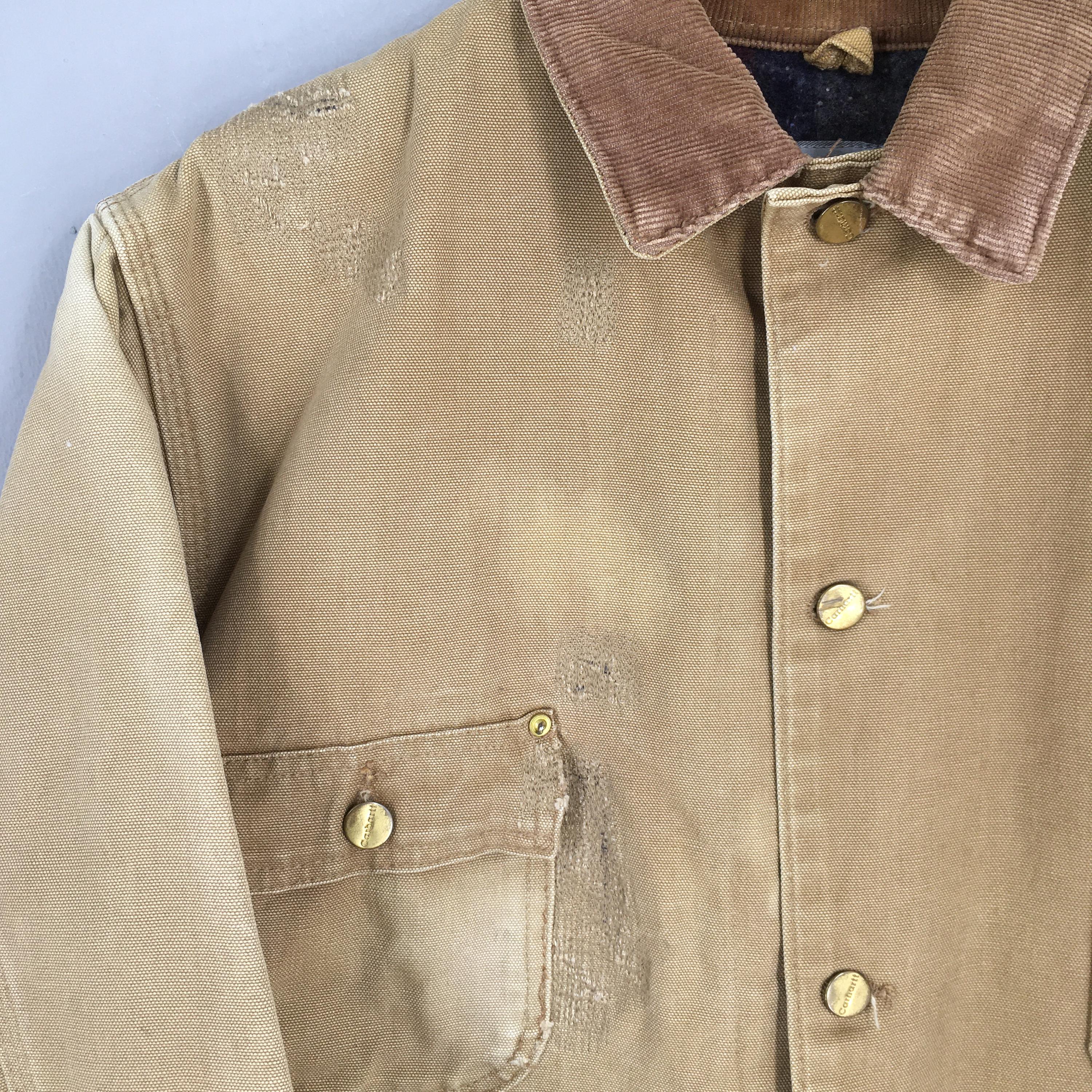 ジャケット・アウター Carhartt / 90's Michigan Chore Coat Vintage 90s Carhartt Jacket Purple Michigan Chore Coat WIP USA