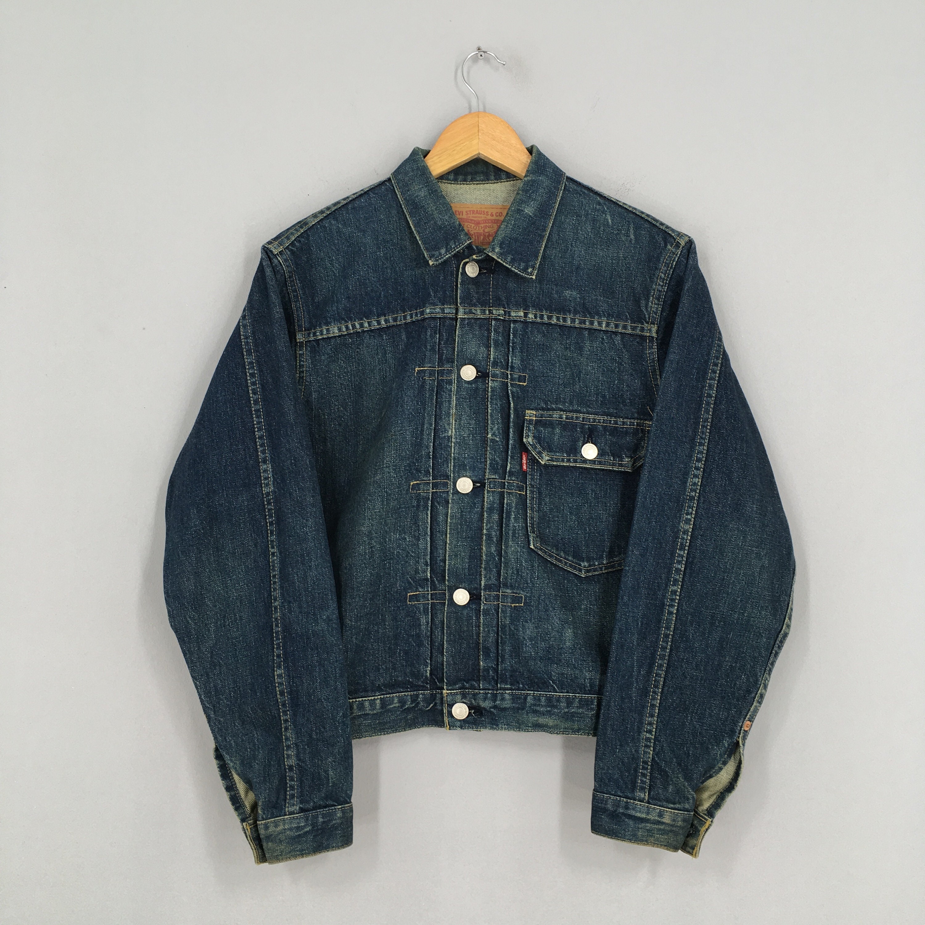 Vintage Levis Big E 70502 Trucker Denim Levis Jeans Jacket Medium