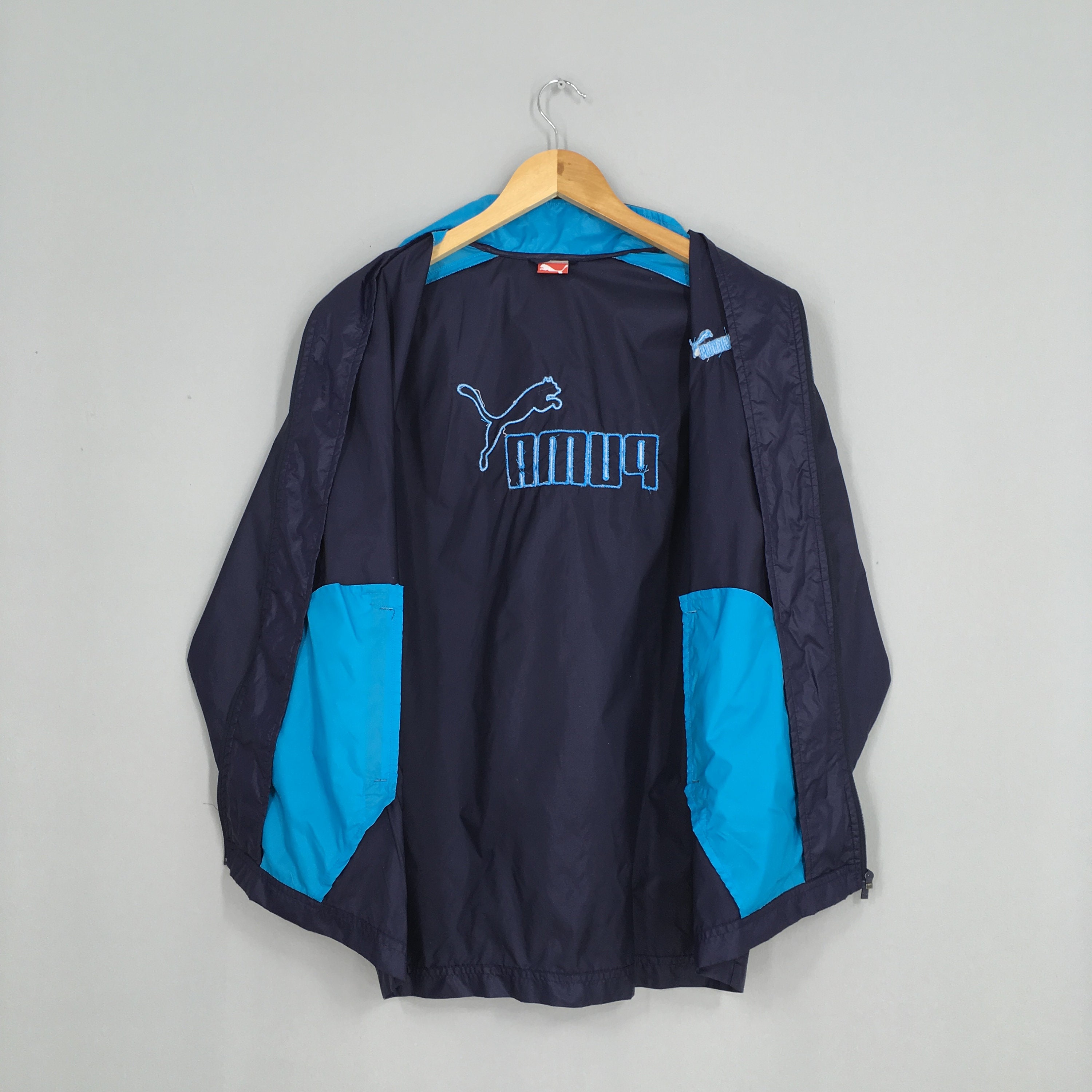 Puma Sport Windrunner Jacket Medium Vintage 90s Puma Cougars