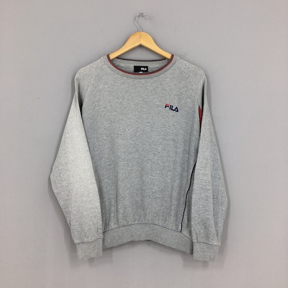 Vintage Fila Gray Sweater Medium 90's Fila Italia