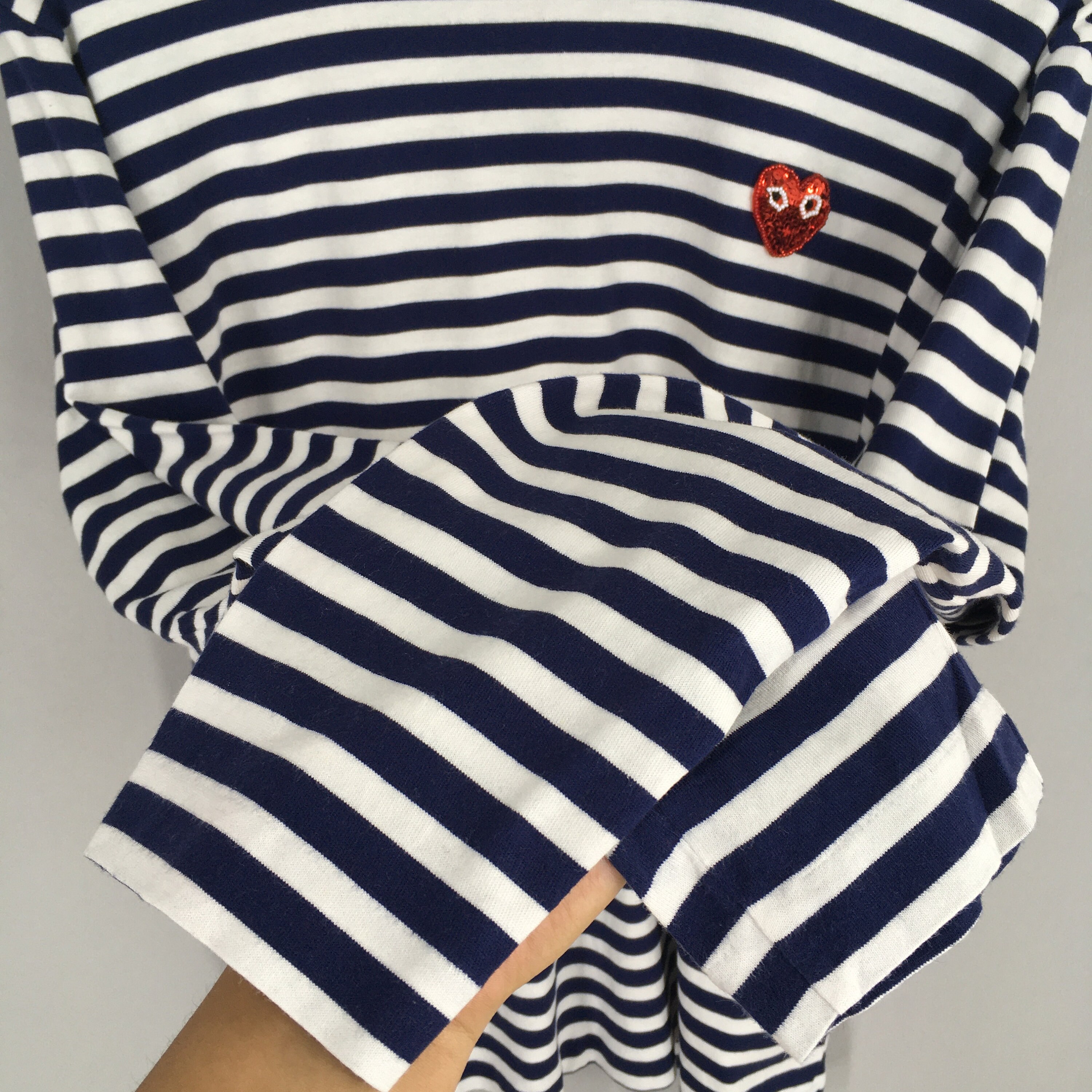 Vintage Comme Des Garcons Play Stripes T Shirt Large Comme Des