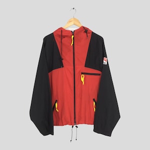 Vintage 90s Marlboro Adventure Team Zipper Jacket XLarge Marlboro Cigarettes Red Hoodie Marlboro Racing Windbreaker Formula 1 Coat Size XL